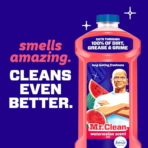 Mr. Clean All-Purpose Cleaner, Multi-Surface Floor & Kitchen Soap, Watermelon, 41oz
