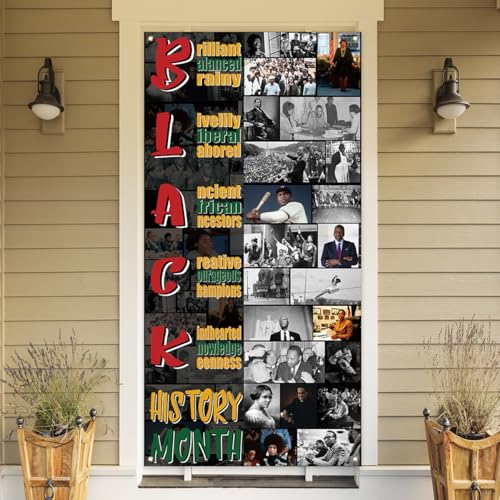 Black History Month Banner - 71x35in Polyester Decoration