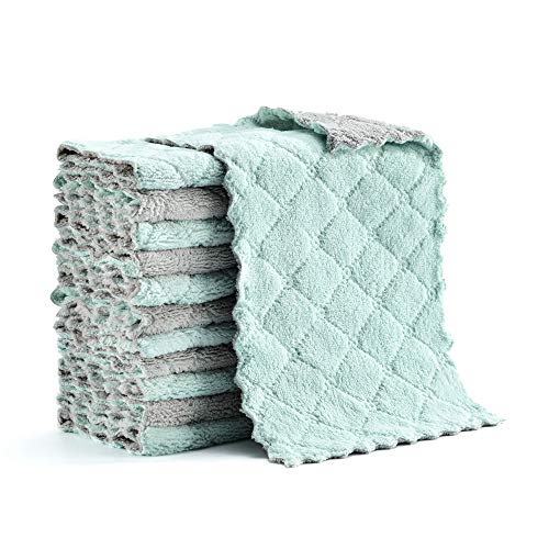 Hypermotion Microfiber Cleaning Cloths - Lint Free, Absorbent, 12 Pack