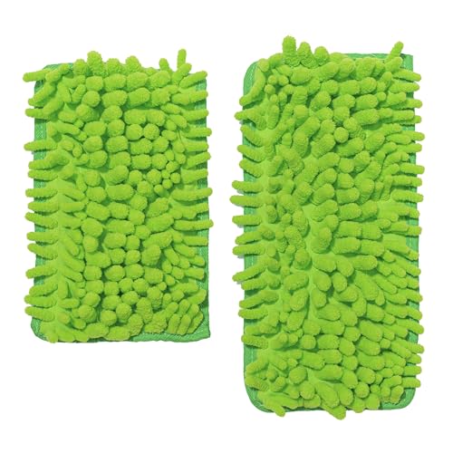 Ceiling Fan Duster with Reusable Microfiber Pads - 2-Piece Set