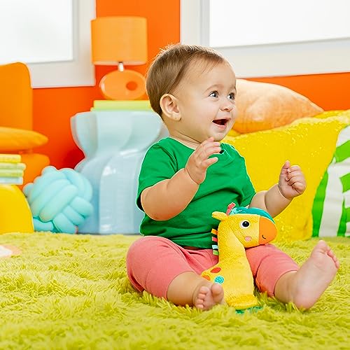 Bright Starts Safari Soother Rattle & Teether Toy - Giraffe (Pack of 2)