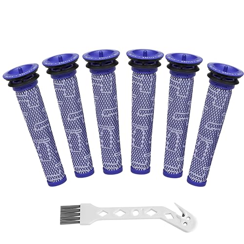 6-Pack Pre-Filter Replacement for Dyson V6 V7 V8 DC58 DC59 DC61 DC62