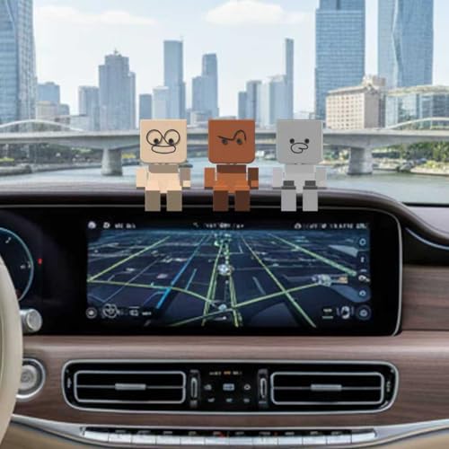 3-Pack Shaking Man Figurine with 36 Magnetic Expressions