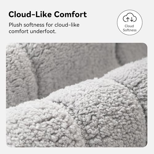 Granny Says Gray Bathroom Rug 20" x 30" - Non-Slip Microfiber Mat