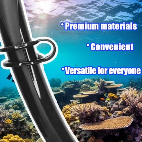2 Pieces Scuba Diving Dive Snorkeling Silicone Snorkel Mask Strap Keeper Holder Clip Retainer Attachment Gear Spare Part Accessories