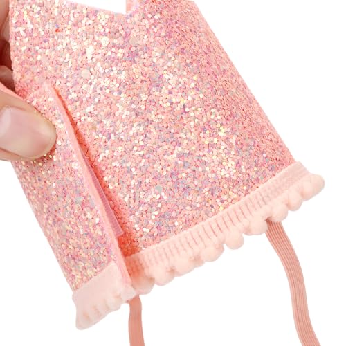 Rose Gold Birthday Glitter Crown Hat for Baby Party Photo Props