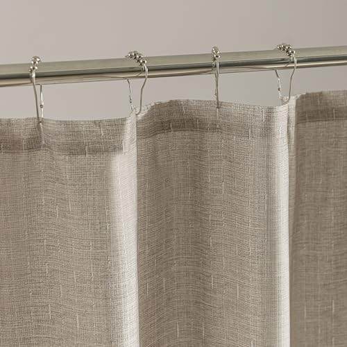 SLEEP ZONE Waterproof Shower Curtain 72x72 Inches Bathroom Decor Geometric Design