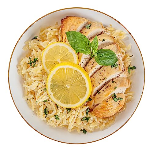 Moderna 16 Ounce Plastic Bowls, 100 Durable Disposable Salad Bowls - Gold-rimmed, Heavy-duty, White Plastic Fancy Bowls, For Warm And Cold Foods, Ideal For Restaurants - Restaurantware