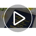 2026 Graduation Guest Book Alternative - Unique Blue Gold Design
