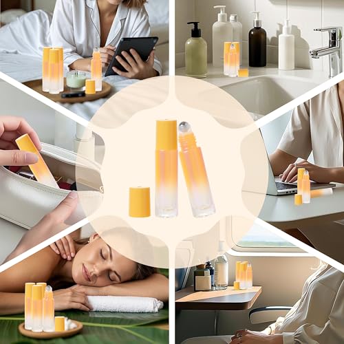 SESENSE Essential Oil Roller Bottles 10ml Orange 4 Pack