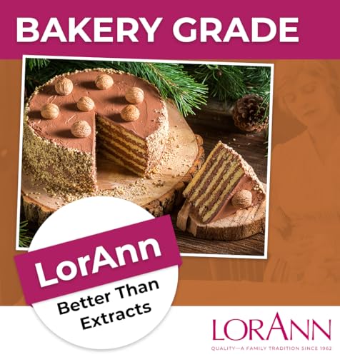 LorAnn Hazelnut Bakery Emulsion - Gluten-Free & Keto-Friendly, 16 Oz