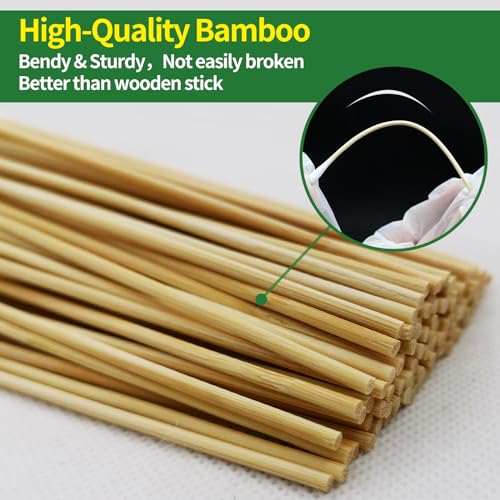 ILANSIN 6-Inch Pointed Cotton Swabs 200PCS - Biodegradable Bamboo Cotton Buds for Gun Cleaning and Precision Detail