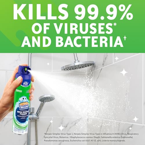 Scrubbing Bubbles Mega Bathroom and Shower Foamer - Rainshower Scent, 20oz