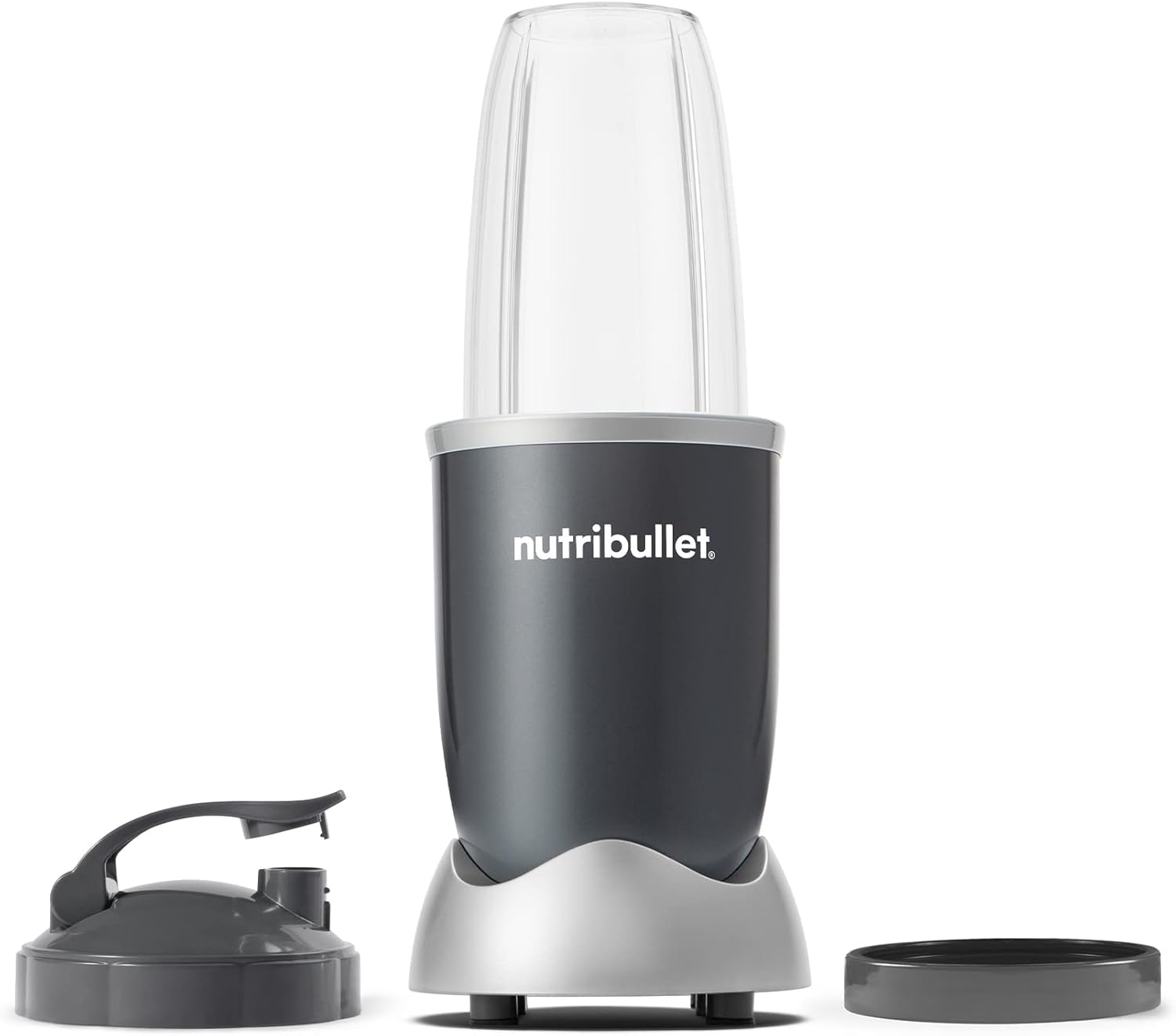 Nutribullet Personal Blender - 600 Watt for Shakes & Smoothies | 24 Ounces, Gray, Perfect for Food Prep