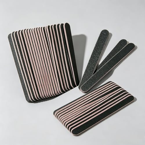 ZHIYE 24PCS Professional Double-Sided Nail Files & Emery Boards