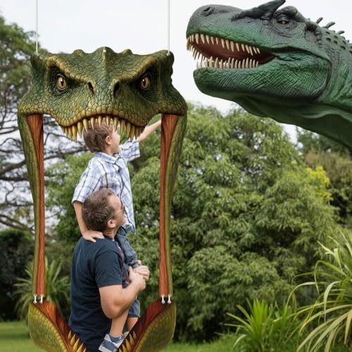 Tiamon Dinosaur Birthday Party Porch Banner & Door Decoration