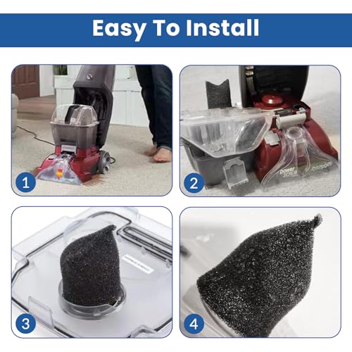 2-Pack Foam Tank Filter for Hoover SteamVac F5800 Series Carpet Cleaners