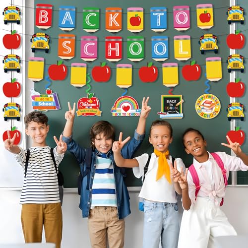 Back to School Banner Set - Welcome Classroom Decorations