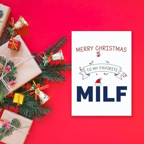 Funny Christmas Card for Mom - Premium Holiday Greeting Card