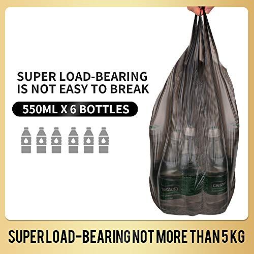 SWIHELP 4 Gallon Trash Bags - 100 Count Small Garbage Bags with Handles