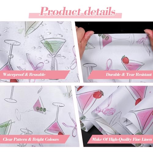 Martini Table Runner - Elegant Polyester Decor for Parties
