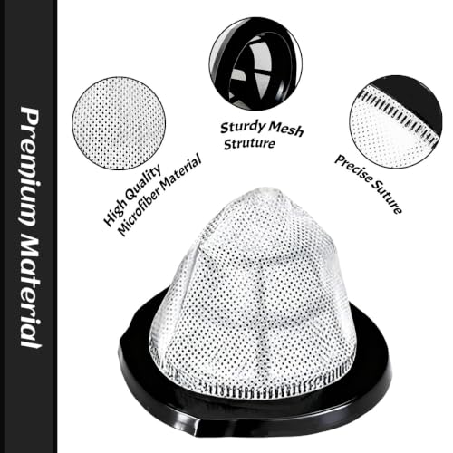 2 Pack Bissell 2030 Vacuum Filters & Foam Filters with Brush - Compatible Replacement