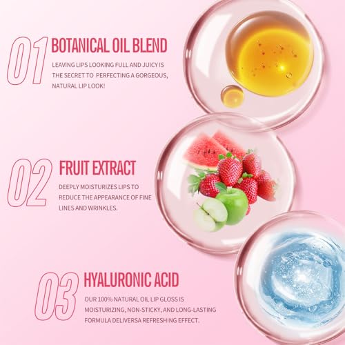 Strawberry Lip Mask and Moisturizing Balm for Dry Cracked Lips
