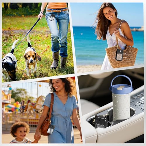 JAMIEWIN Monster Silicone Case for Touchland Hand Sanitizer with Keychain