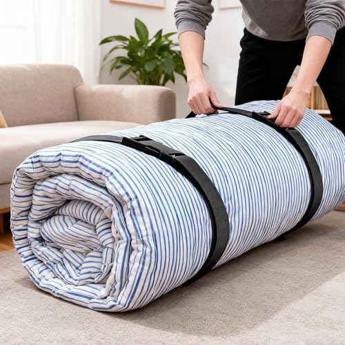 Bremorou Adjustable Mattress Moving Straps - 2 Pack, Heavy Duty Buckles