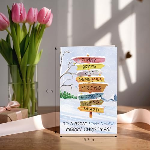 Funny Christmas Card for Son-in-Law - Supoeguk Holiday Greeting