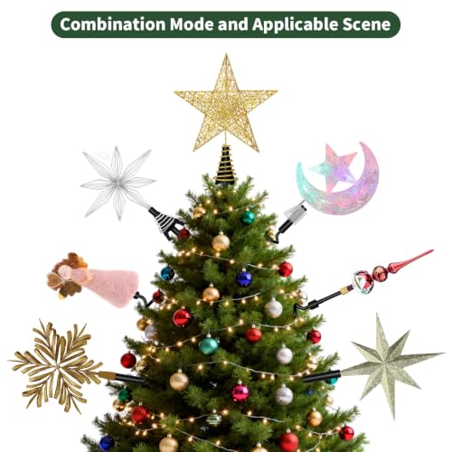 Christmas Tree Topper Holder Stand - Universal Decorative Support for Tree Toppers