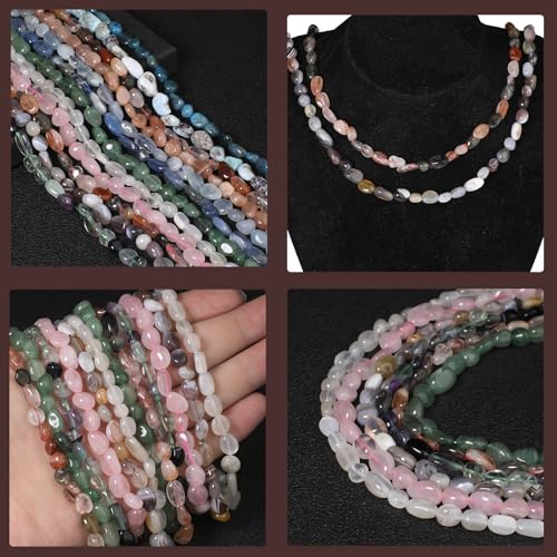 Natural Aquamarine Gemstone Beads for Jewelry Making 15 Inch Strand