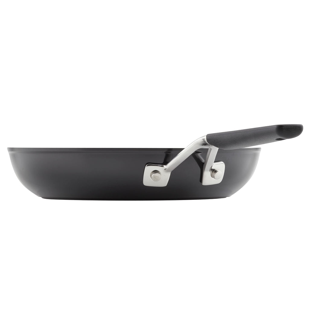 KitchenAid Hard Anodized Nonstick Frying Pan/Skillet, 10 Inch - Onyx Black