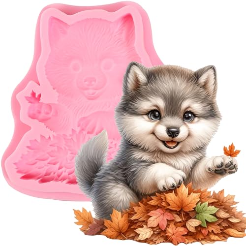 Cute Dog Silicone Mold for Cake Decoration Fondant Chocolate and Crafts