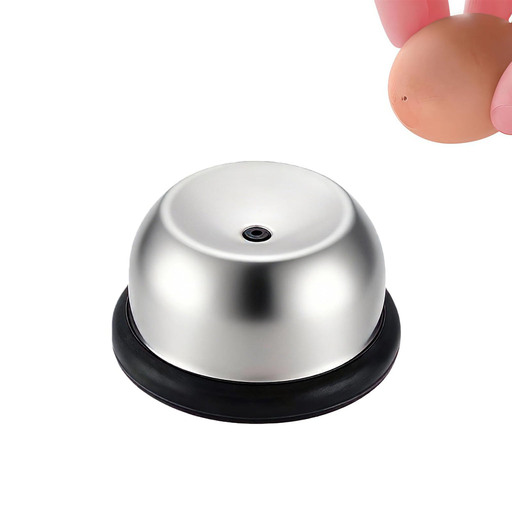 Egg Piercer for Raw Eggs, Stainless Steel Needle Egg Punch Tool with Black Anti-Slip Base to Get Good Hard Boiled Eggs for Home and Commercial Kitchen Use