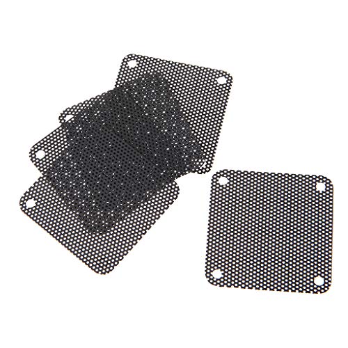 5PCS PC Fan Dust Filter Mesh Cover, 40mm Cuttable PVC Computer Case Guard