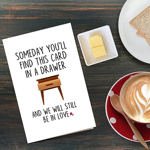 Funny Anniversary Card for Husband Wife, Hilarious Love Greeting Card