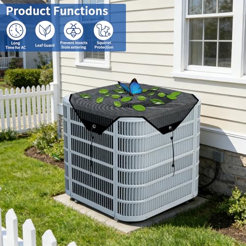 26" x 26" Air Conditioner Cover - Breathable Mesh AC Unit Protector