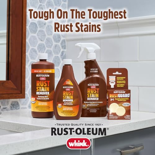 Whink Rust Stain Remover - No Scrubbing, Fast-Acting Formula, 32 Oz