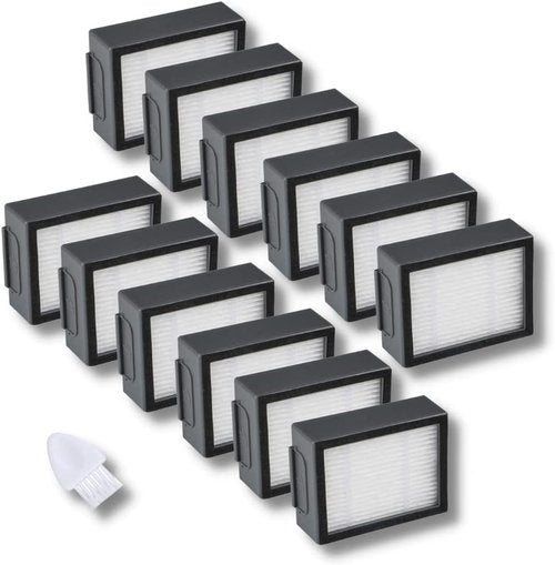 iRobot - 12-Pack HEPA Replacement Filters for Roomba i Series | Compatible with E5, E6, i3, i4, i5, i6, i7, i8