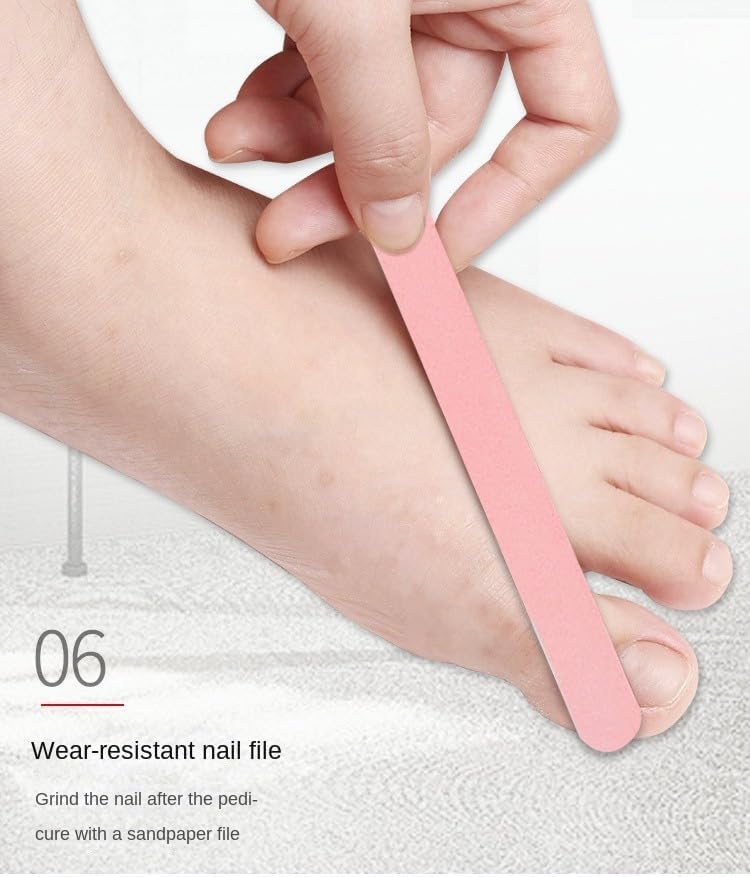 Professional Callus Remover & Metal Foot File Pedicure Kit, Black