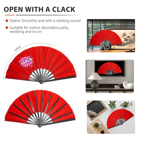 YZWZY Clack Fan for Line Dancing & Performances - Foldable Hand Fan