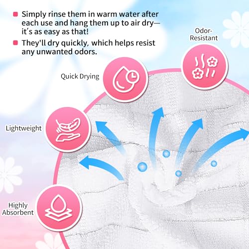 HOMERHYME Microfiber Face Towels - 12 Pack Ultra Soft & Quick Dry