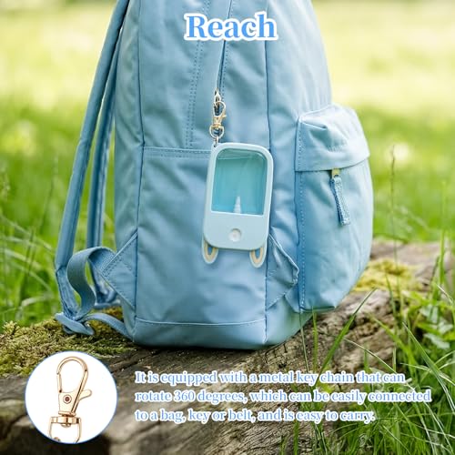 Silicone Hand Sanitizer Spray Case 2-Pack Compatible with Touchland 1 oz