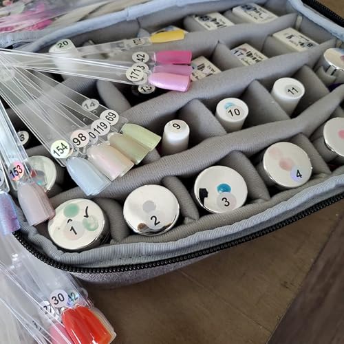 Holographic Number Stickers 1-600 for Nail Polish Swatches & Organization