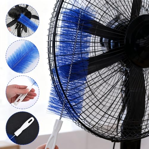 11-Piece Fan Cleaning Brush Set - Bendable Dust Duster Tools