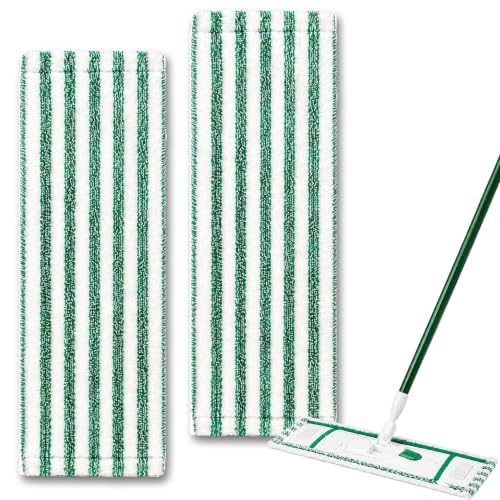 2 Pack Mop Head Replacement for Libman Wet & Dry Mop - White & Green