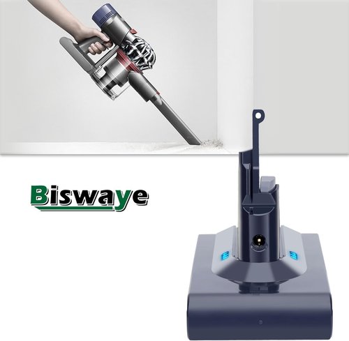 Biswaye V8 Battery Replacement - Compatible with Dyson V8 SV10 | High-Performance Cordless Vacuum Battery