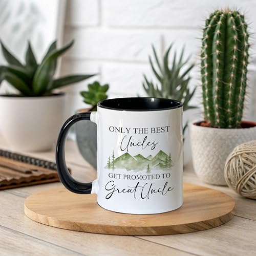 Great Uncle Coffee Mug 11oz - Tea Cup Gifts for Father's Day & Baby Announcement - Variation of Great Uncle