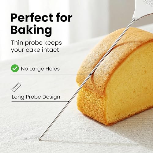 7.6 Inch Stainless Steel Cake Tester - 2PCS Reusable Baking Skewers